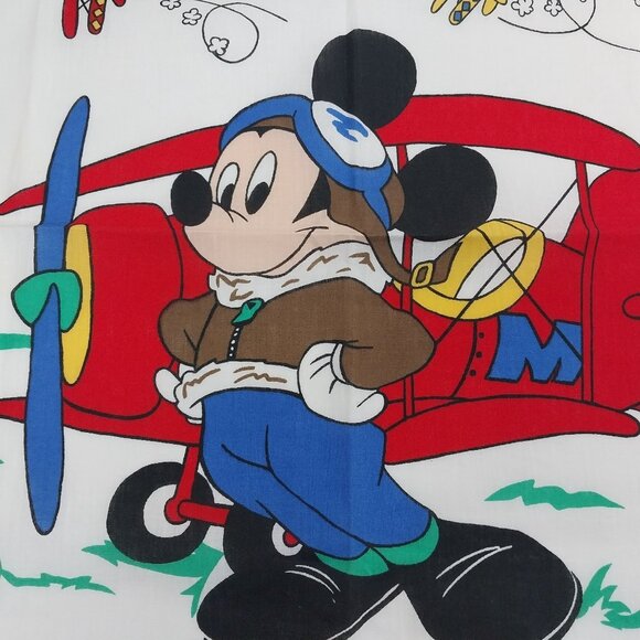 Aviator Mickey Mouse Walt Disney Bandana Scarf USA Pilot - Picture 3 of 8